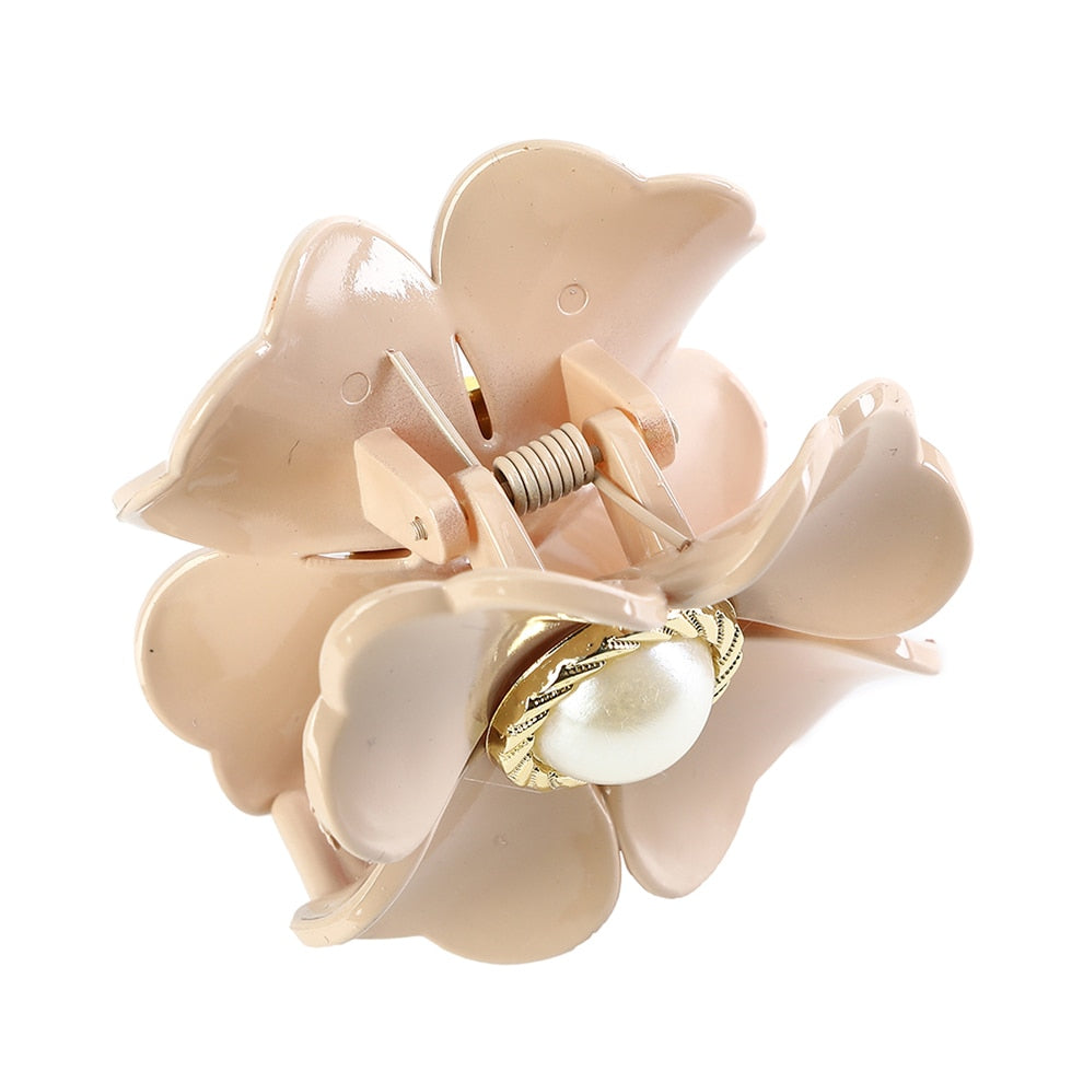Beautiful Sweet Flower Shape Fashion Hair Jewelry Claw Clip