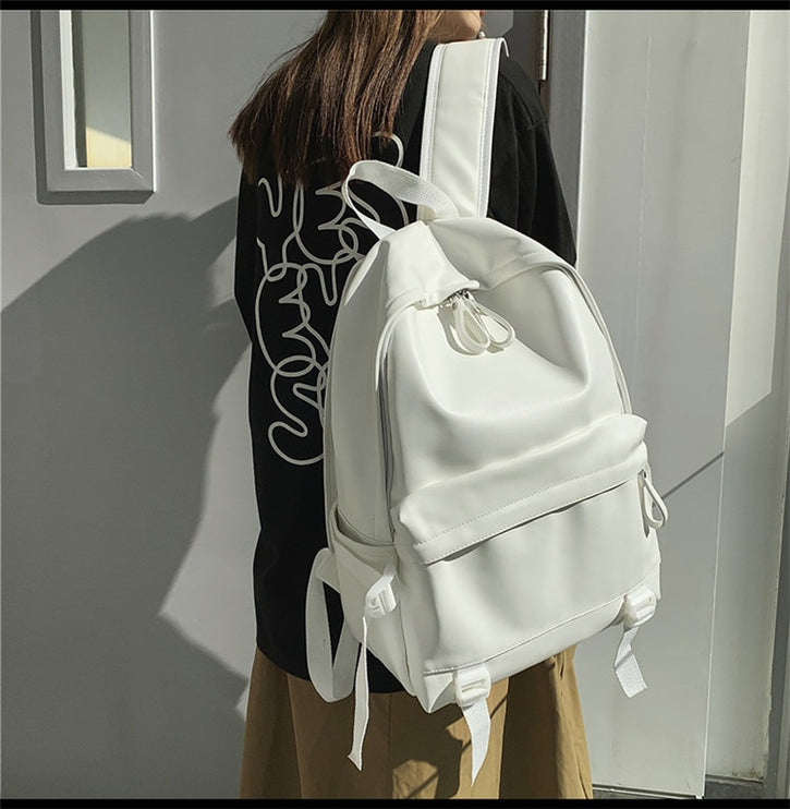 Fashion Stylish Leather Large Travel School Backpack - Accessoriesforever