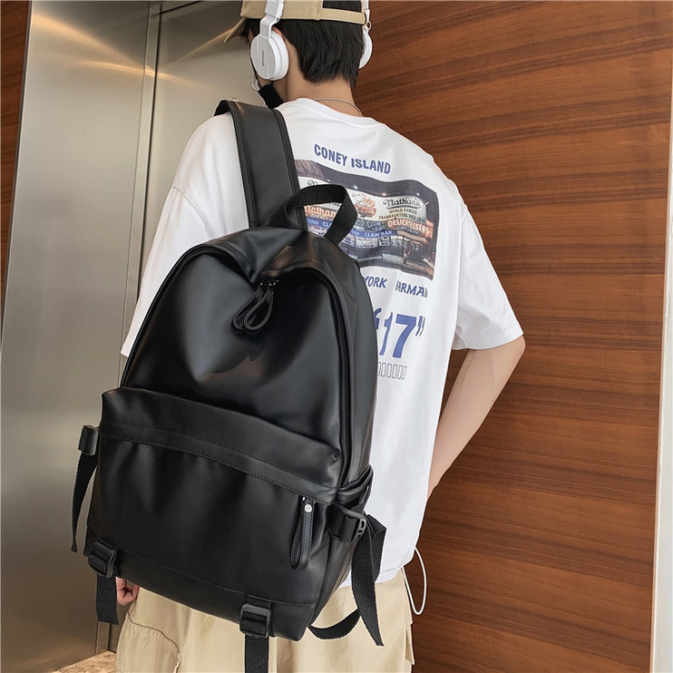Fashion Stylish Leather Large Travel School Backpack - Accessoriesforever