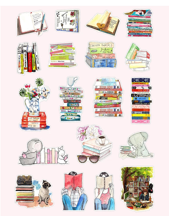 19pcs Girl Book Set Scrapbooking DIY Craft Decor Journal Stickers - Accessoriesforever