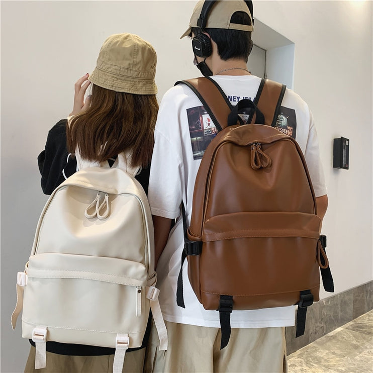 Fashion Stylish Leather Large Travel School Backpack - Accessoriesforever