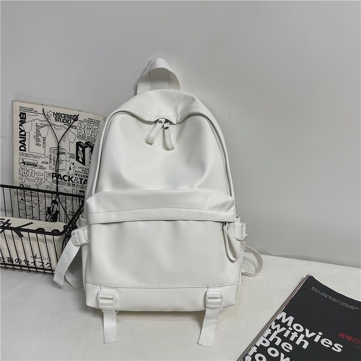 Fashion Stylish Leather Large Travel School Backpack