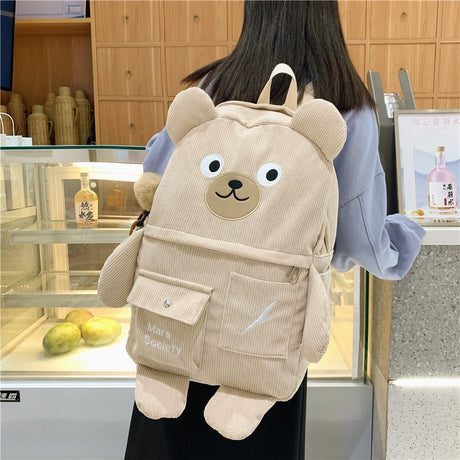 Cute Bear Animal Design Large Travel School Fashion Bag Backpack