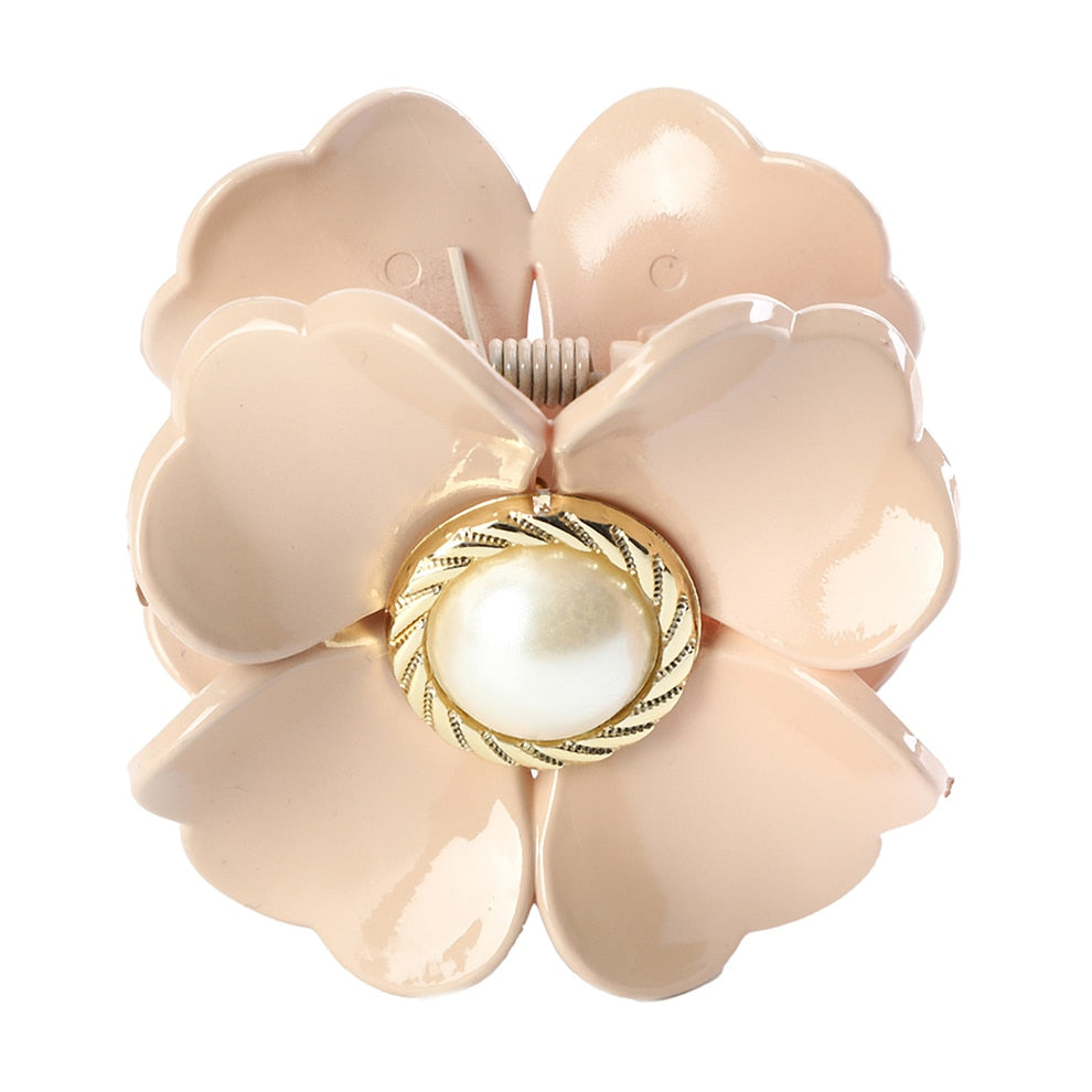 Beautiful Sweet Flower Shape Fashion Hair Jewelry Claw Clip