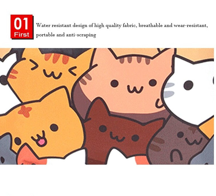 Super Cute Cat Cartoon Anime Animal Waterproof Fashion Travel Laptop School Backpack
