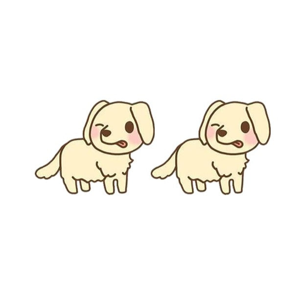 Cute Adorable Pug Dogs Animal Fashion Stud Earrings