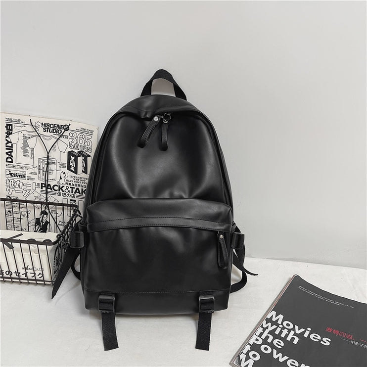 Fashion Stylish Leather Large Travel School Backpack