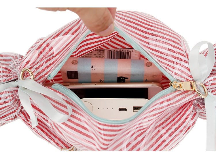 Cute Adorable Candy Shape Fashion Clutch Purse Shoulder Crossbody Handbag Bag