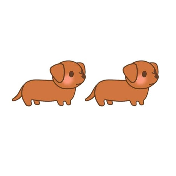 Cute Adorable Pug Dogs Animal Fashion Stud Earrings