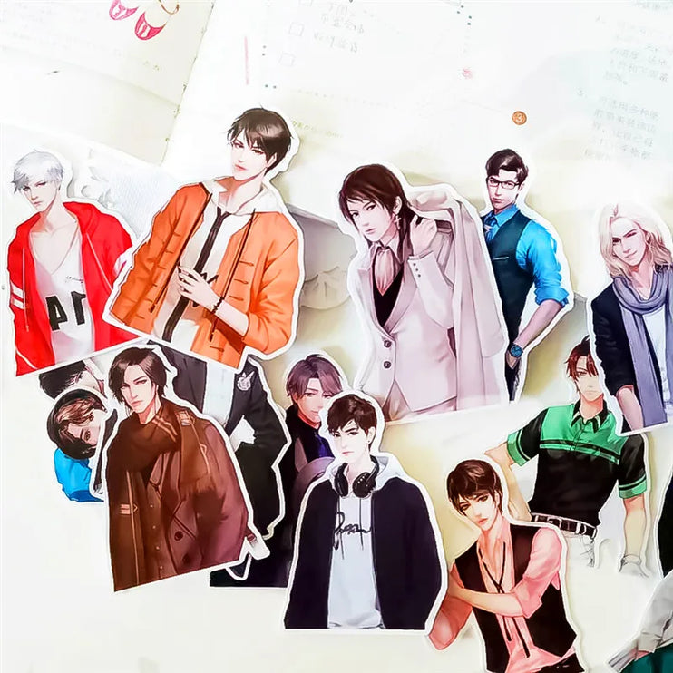 16pcs Street Fashion Boys Girls Scrapbooking DIY Craft Decor Journal Stickers - Accessoriesforever