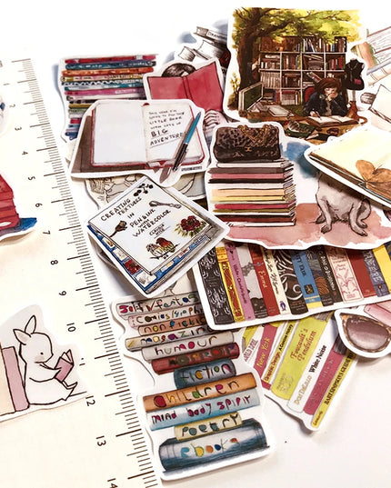 19pcs Girl Book Set Scrapbooking DIY Craft Decor Journal Stickers