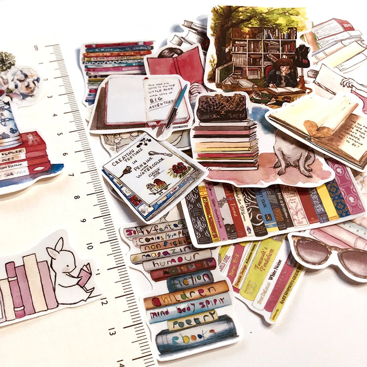 19pcs Girl Book Set Scrapbooking DIY Craft Decor Journal Stickers - Accessoriesforever
