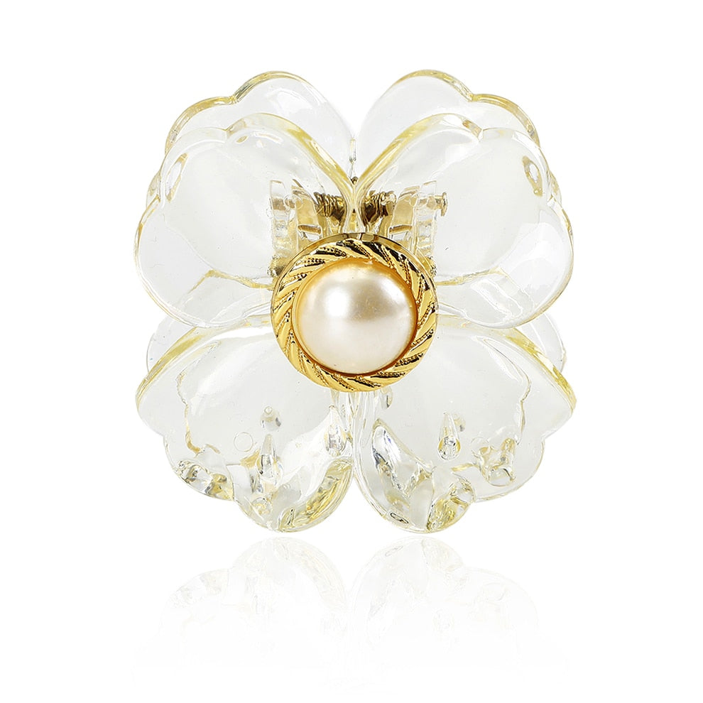 Beautiful Sweet Flower Shape Fashion Hair Jewelry Claw Clip