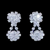Bridal Wedding Jewelry Set Crystal Rhinestone Flower