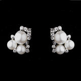 Bridal Wedding Jewelry Set Rhinestone Pearl Chic Y Drop