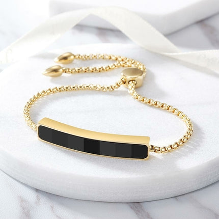 Simple Elegant Linear Chain Bracelet