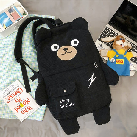 Cute Bear Animal Design Large Travel School Fashion Bag Backpack