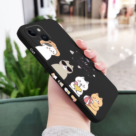 Cute Adorable Vacation Cat Design iPhone Cover Case