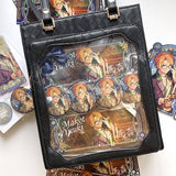 Stylish Trendy Large Clear Window Fashion Ita-bag Pin Bag Handbag Tote