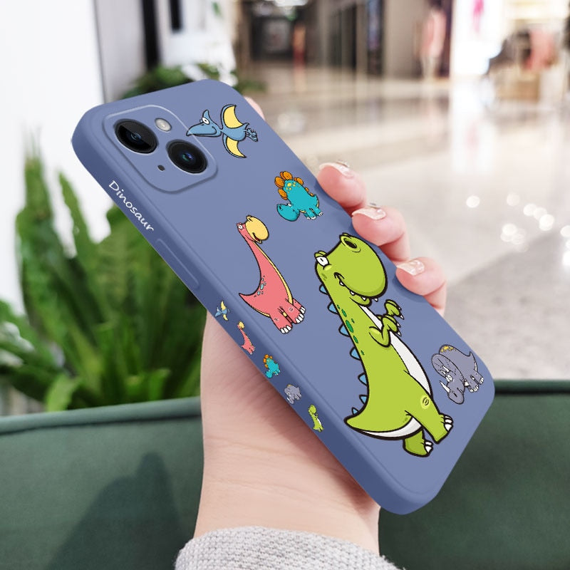 Fun Cute Dinosaur Design iPhone Protective Phone Case Cover