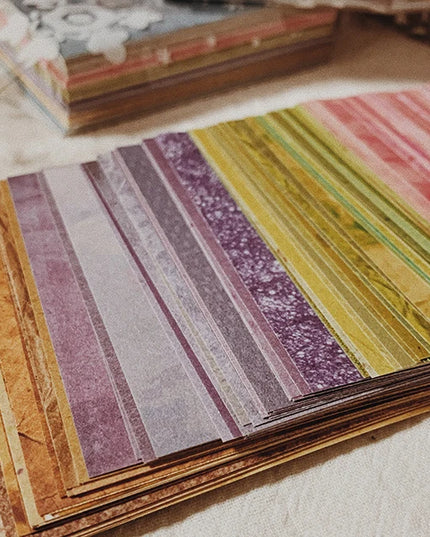 150pcs Colored Texture Small Background Scrapbooking DIY Craft Decor Papers
