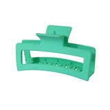 Large Oversized Rectangular Frosted Matted Fashion Hair Jewelry Clip Claw