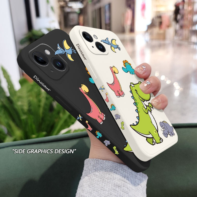 Fun Cute Dinosaur Design iPhone Protective Phone Case Cover