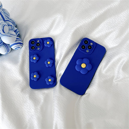 Cute 3D Flowers Phone Case Cover For iPhone 15 14 13 12 11 Pro Max Plus X XS XR - Accessoriesforever