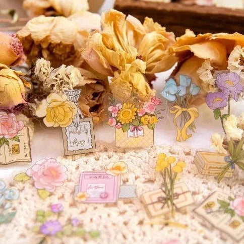 30pcs Look Flowering Girls Scrapbooking DIY Craft Decor Journal Stickers