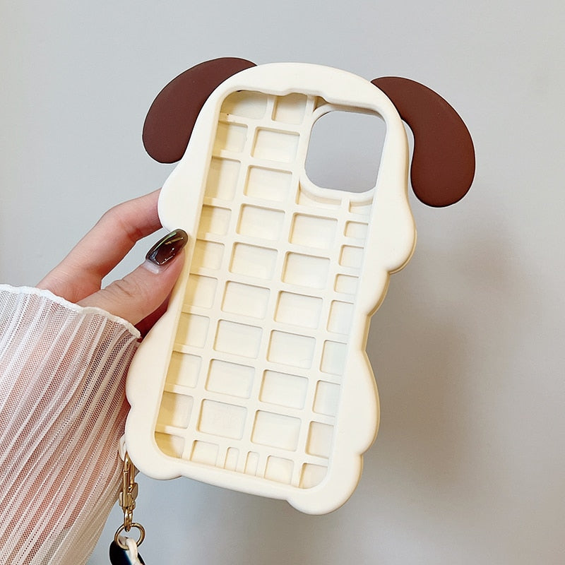 Cute Dog Design Soft iPhone Protective Phone Case Cover