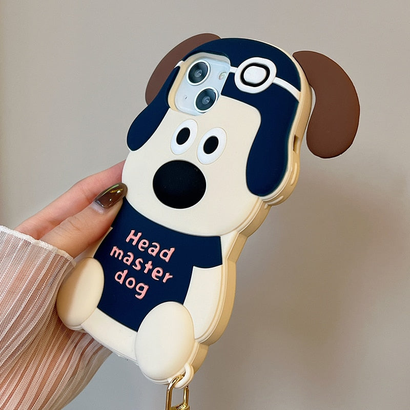Cute Dog Design Soft iPhone Protective Phone Case Cover