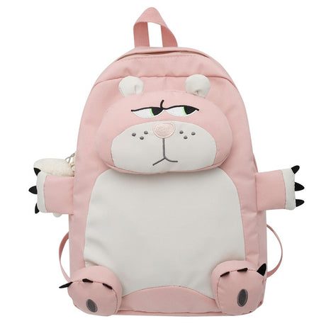Cute Fun Animal Large Nylon Waterproof Fashion Travel School Bag Backpack