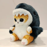 Adorable Cute Fried Shrimp Tempura Shark Cat Design Stuffed Animal Plushie