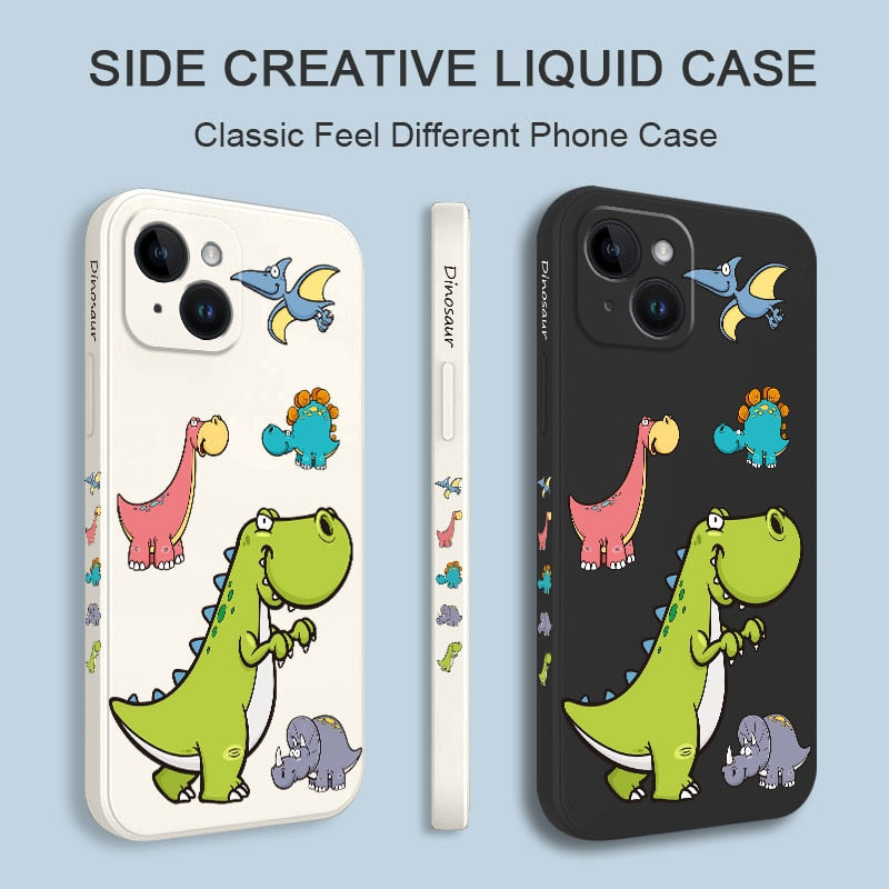 Fun Cute Dinosaur Design iPhone Protective Phone Case Cover
