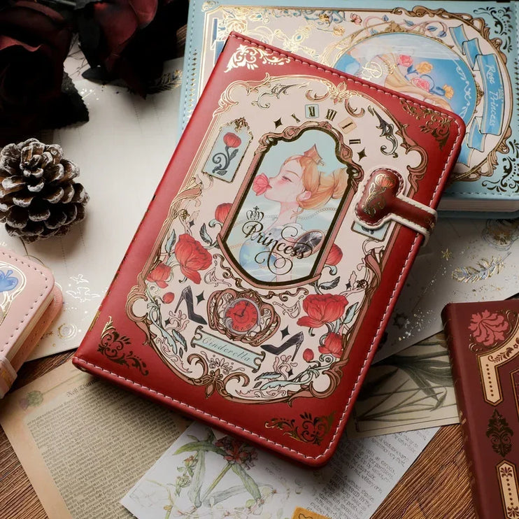 Retro Gothic Magnetic Closure Creative Scrapbook Travel Journal Diary Notebook