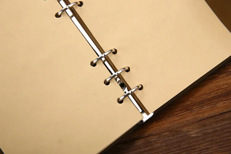 Retro Spiral Vintage Pirate Anchor Leather Scrapbook Travel Journal Diary Notebook - Accessoriesforever