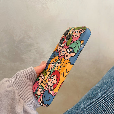 Funny Cute Graphic Art Soft iPhone Protective Phone Case Cover