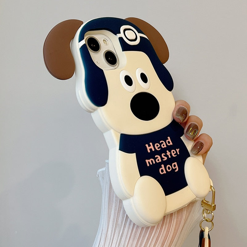 Cute Dog Design Soft iPhone Protective Phone Case Cover