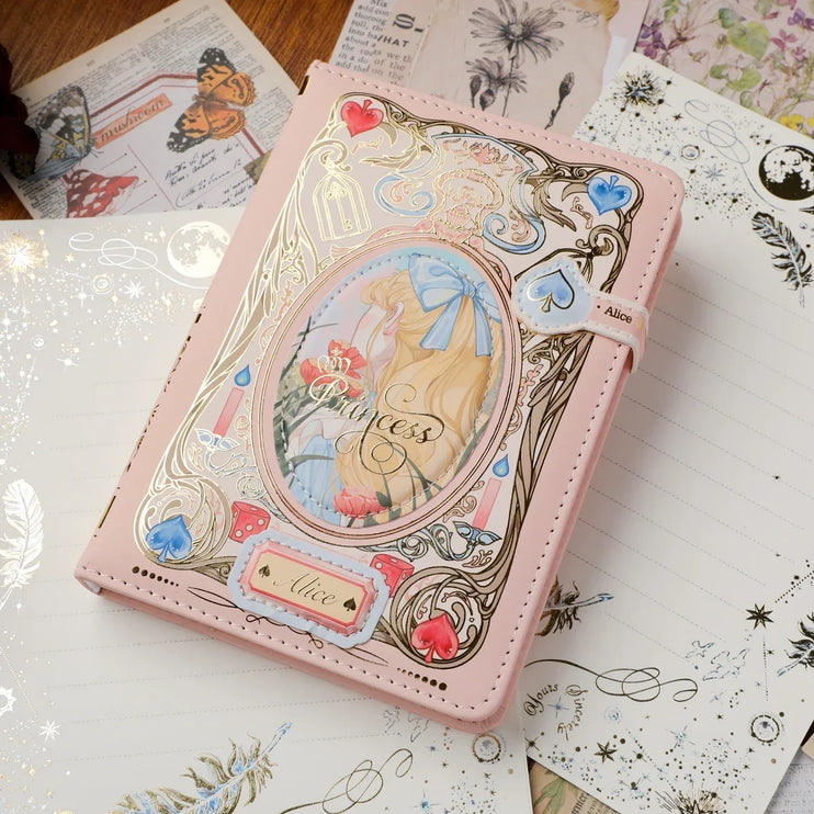 Retro Gothic Magnetic Closure Creative Scrapbook Travel Journal Diary Notebook