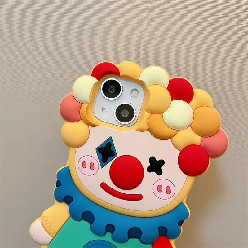 Super Cute Fun Joker Crown Design Soft iPhone Protective Phone Case Cover