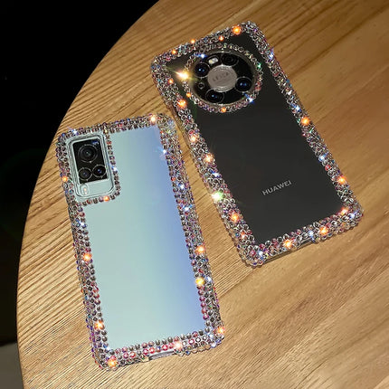 Beautiful Luxury Crystal Rhinestone Clear Phone Case Cover for Samsung Galaxy