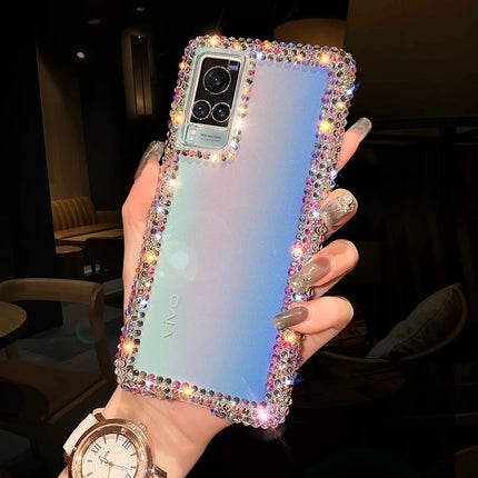 Beautiful Luxury Crystal Rhinestone Clear Phone Case Cover for Samsung Galaxy
