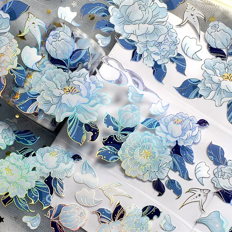 1roll Flower Floral Washi Tape Scrapbooking DIY Craft Decor Journal Stickers