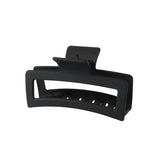 Large Oversized Rectangular Frosted Matted Fashion Hair Jewelry Clip Claw