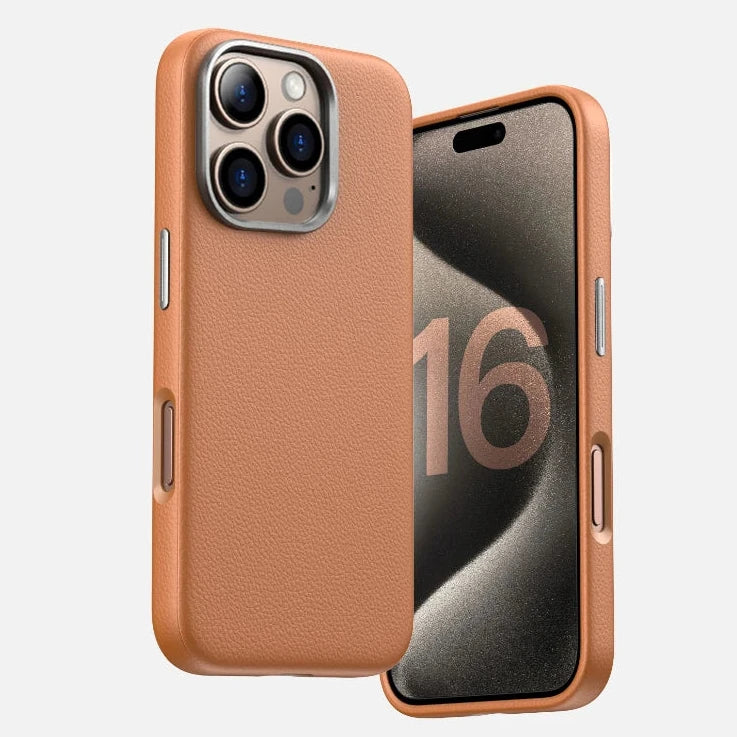 Luxury PU Leather Magnetic Case iPhone with MagSafe Wireless Charging - Accessoriesforever