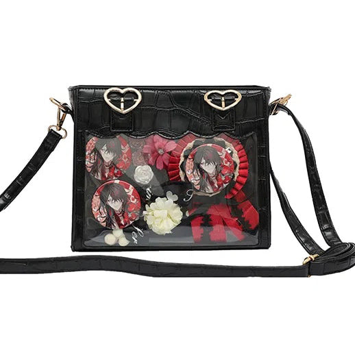 Trendy Cute Fashion Ribbon Ita-bag Crossbody Shoulder Handbag Tote Bag 