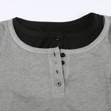 Basic Casual Streetwear Knit Long Sleeves Fashion Crop Top