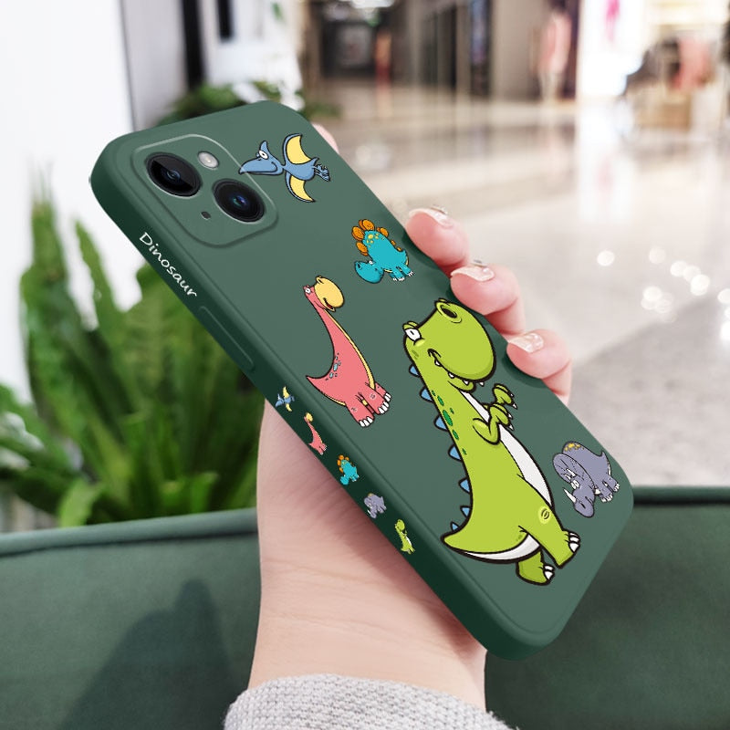 Fun Cute Dinosaur Design iPhone Protective Phone Case Cover