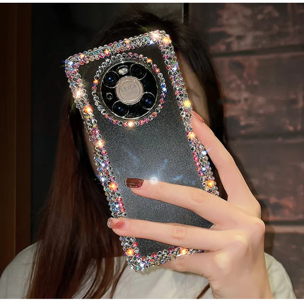 Beautiful Luxury Crystal Rhinestone Clear Phone Case Cover for Samsung Galaxy