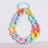 Colorful Fashion Unique Link Chain Design Handmade Jewelry Phone Key Ring Keychain